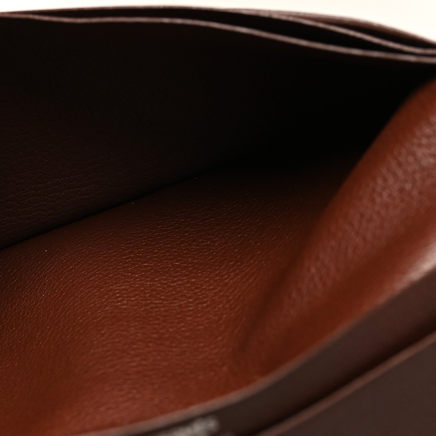 Hermes Evercolor Citizen Twill Long Wallet Chocolate 7 of 13