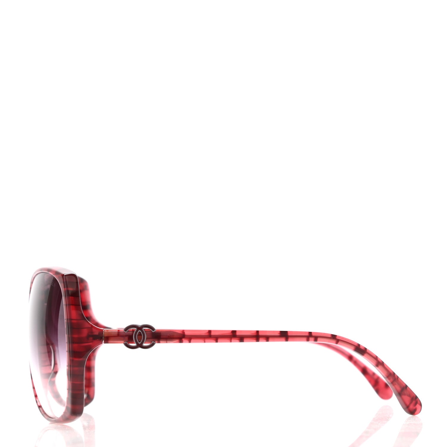 Chanel CC Sunglasses 5216 Red 3 of 7