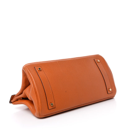 Hermes Taurillon Clemence JPG Birkin 42 Orange 5 of 38
