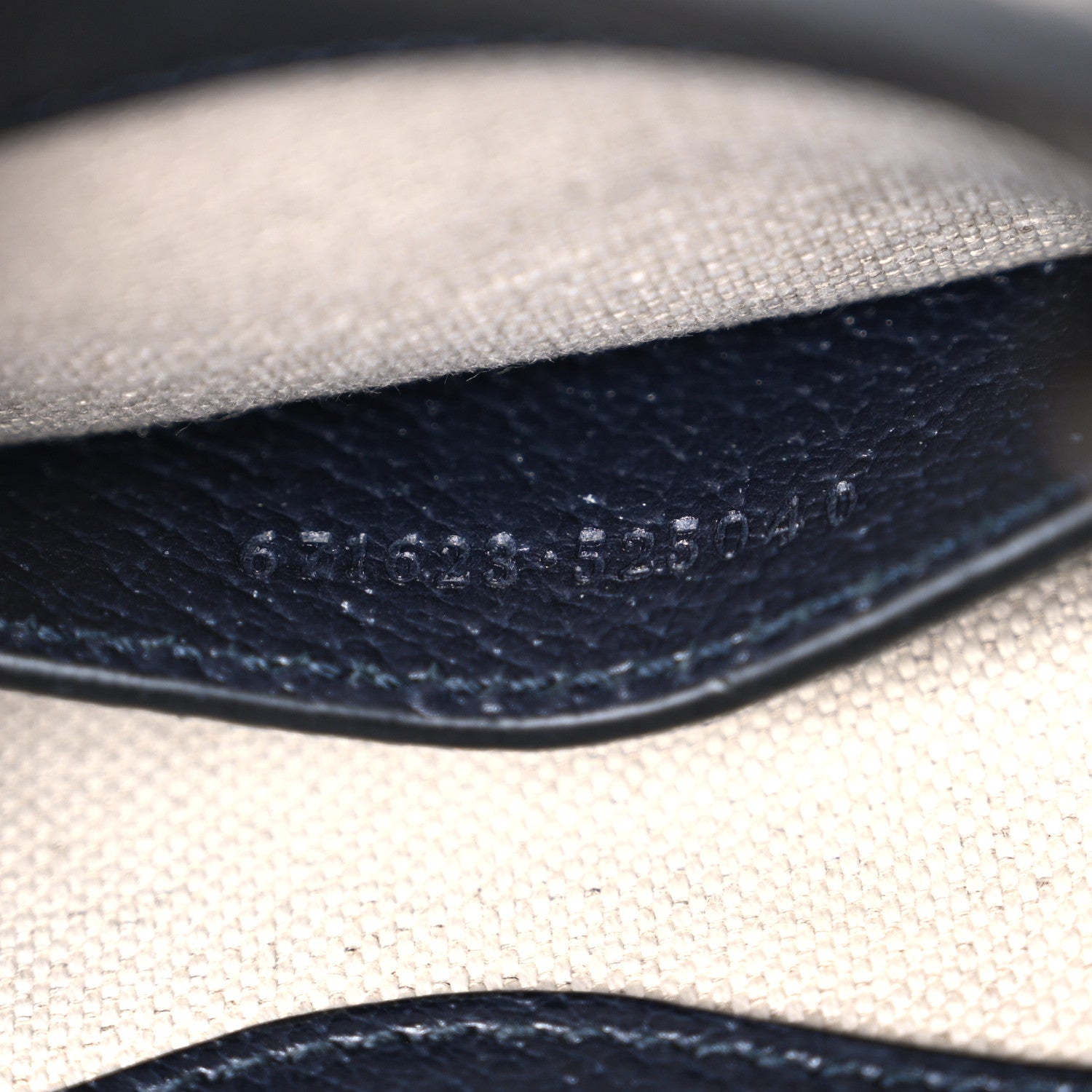 Gucci GG Supreme Monogram Textured Dollar Calfskin Mini Retro Interlocking G Tote Bag Beige Blue 7 of 10
