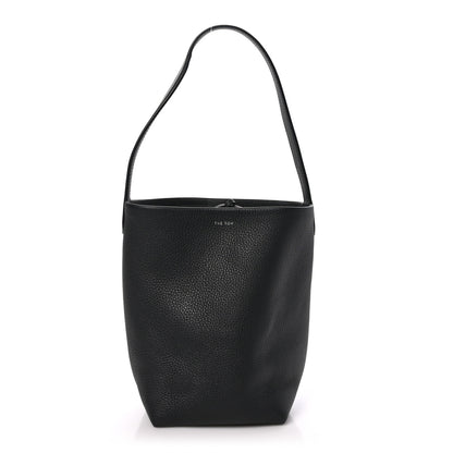 The Row Grained Calfskin Small N/S Park Tote Black 1 of 9