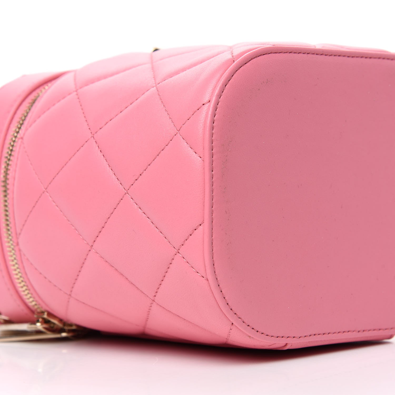 Chanel Lambskin Quilted Trendy Vanity Case Pink 6 of 10