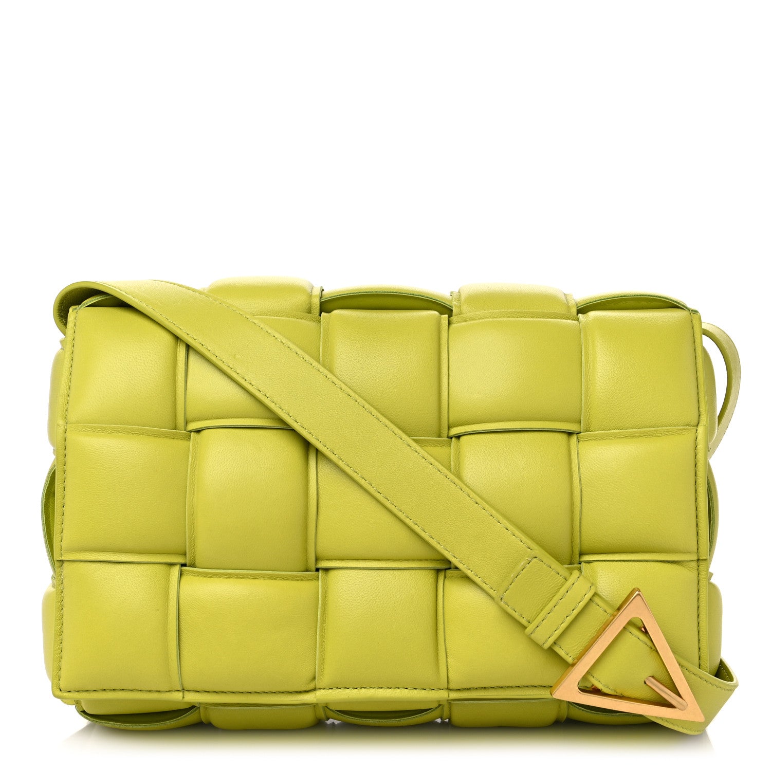 Bottega Veneta Nappa Maxi Intreccio Padded Cassette Crossbody Bag Kiwi 1 of 8