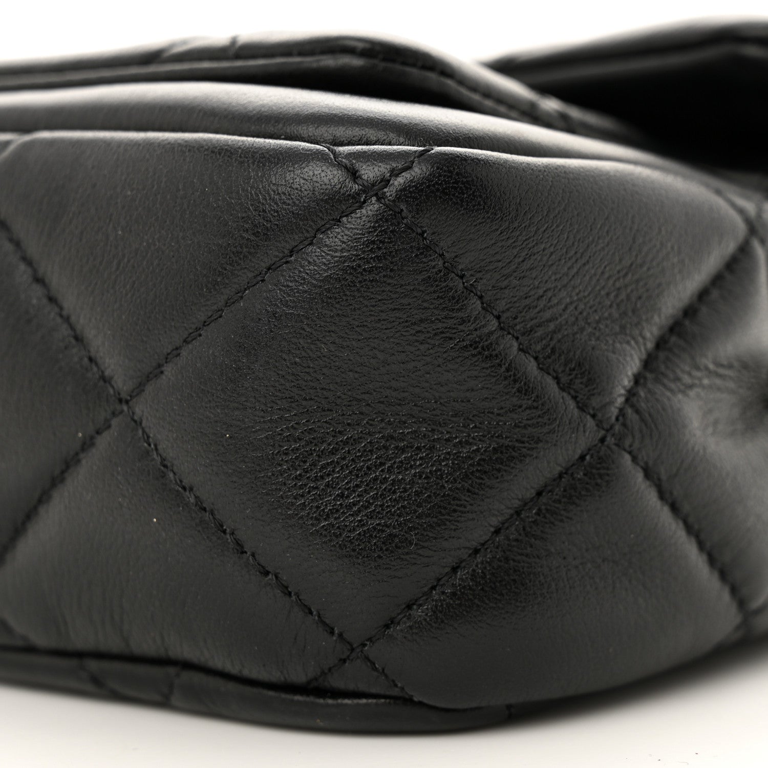 Chanel Lambskin Quilted Small Single Flap Black 10 of 13