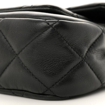 Chanel Lambskin Quilted Small Single Flap Black 10 of 13