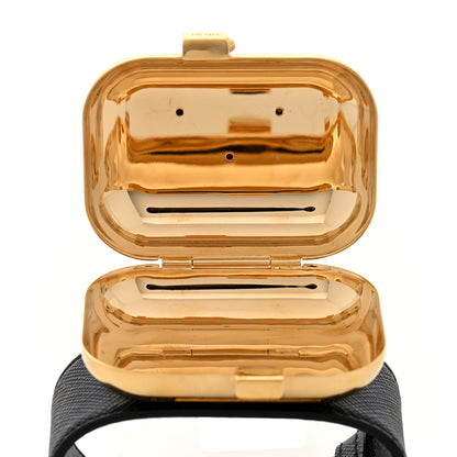Prada Saffiano Metal Wrist Case M Gold 5 of 5
