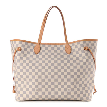 Louis Vuitton Damier Azur Neo Neverfull GM Rose Ballerine 1 of 11