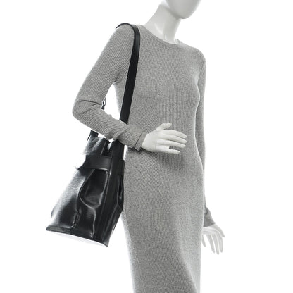 Louis Vuitton Epi Sac D'Epaule GM Black 2 of 8