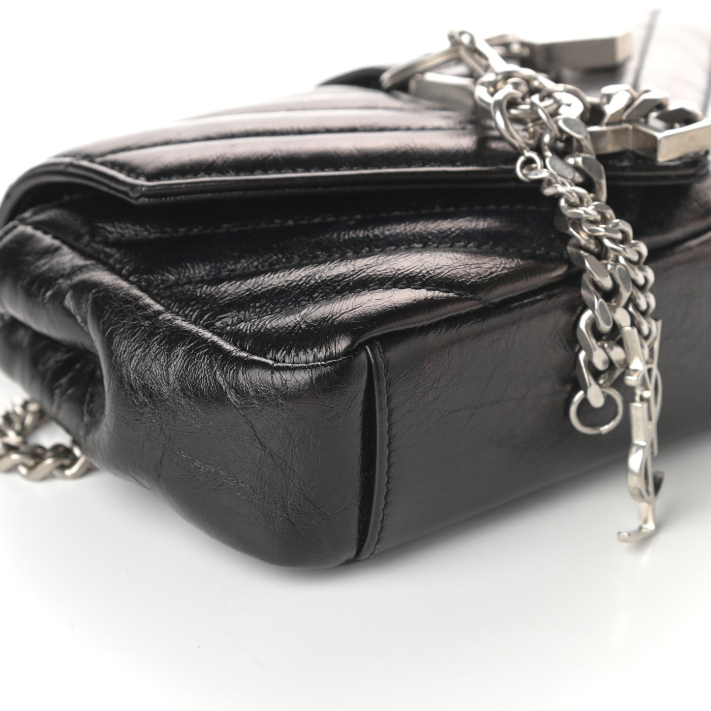 Calfskin Matelassé Monogram Classic Baby Punk Chain Bag