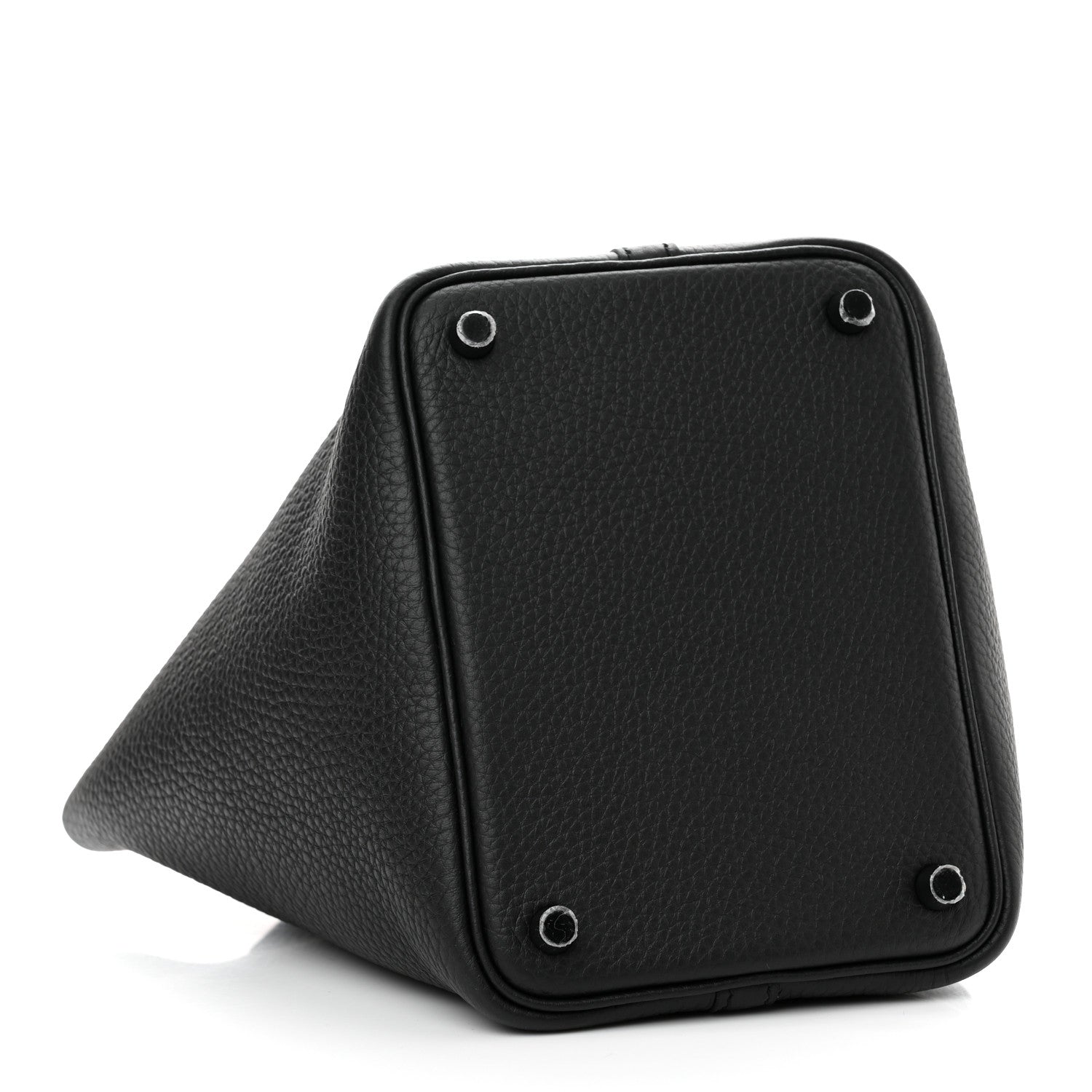 Hermes Taurillon Clemence Monochrome Picotin Lock 18 PM Black 4 of 10