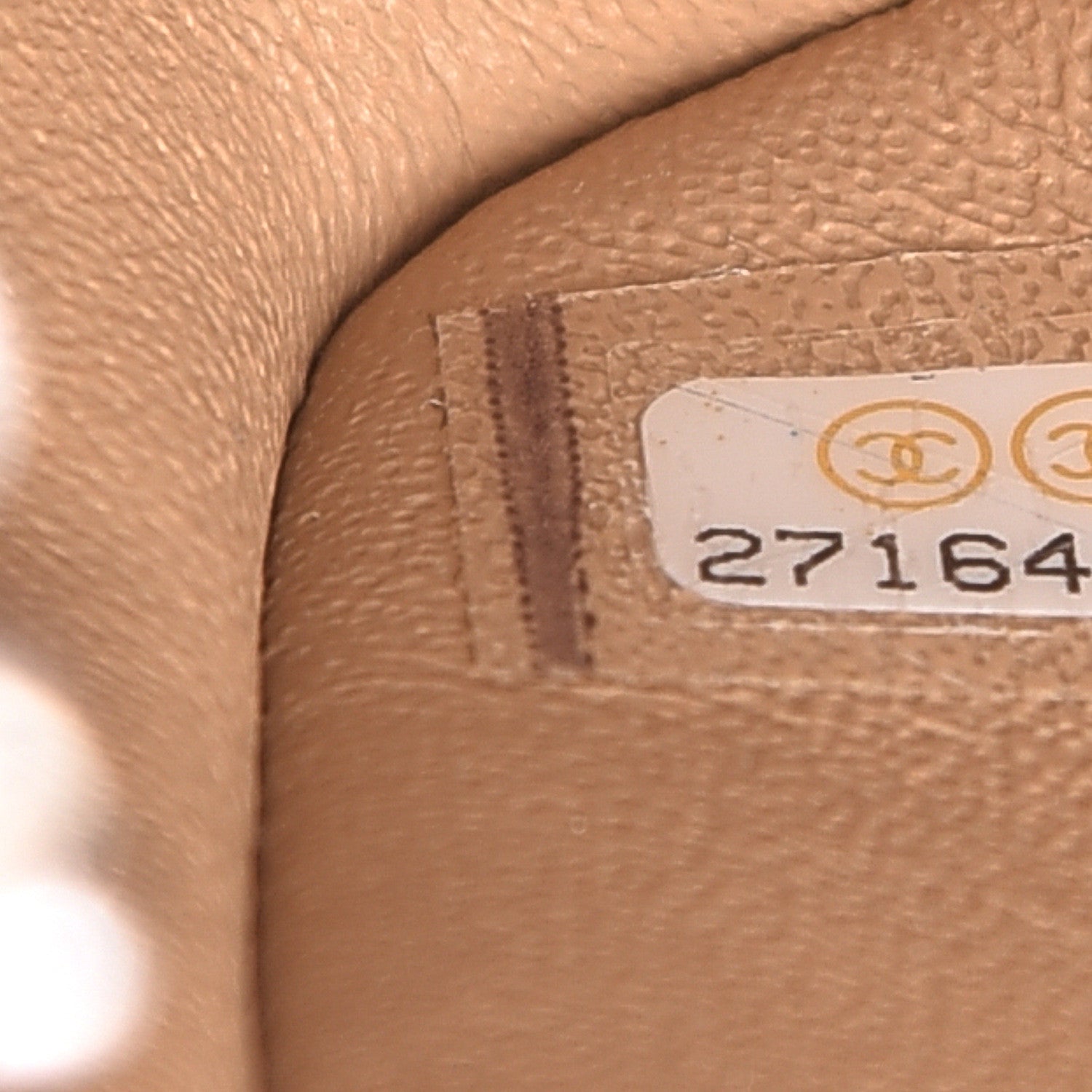 Chanel Lambskin Quilted Mini Rectangular Flap Beige 9 of 12