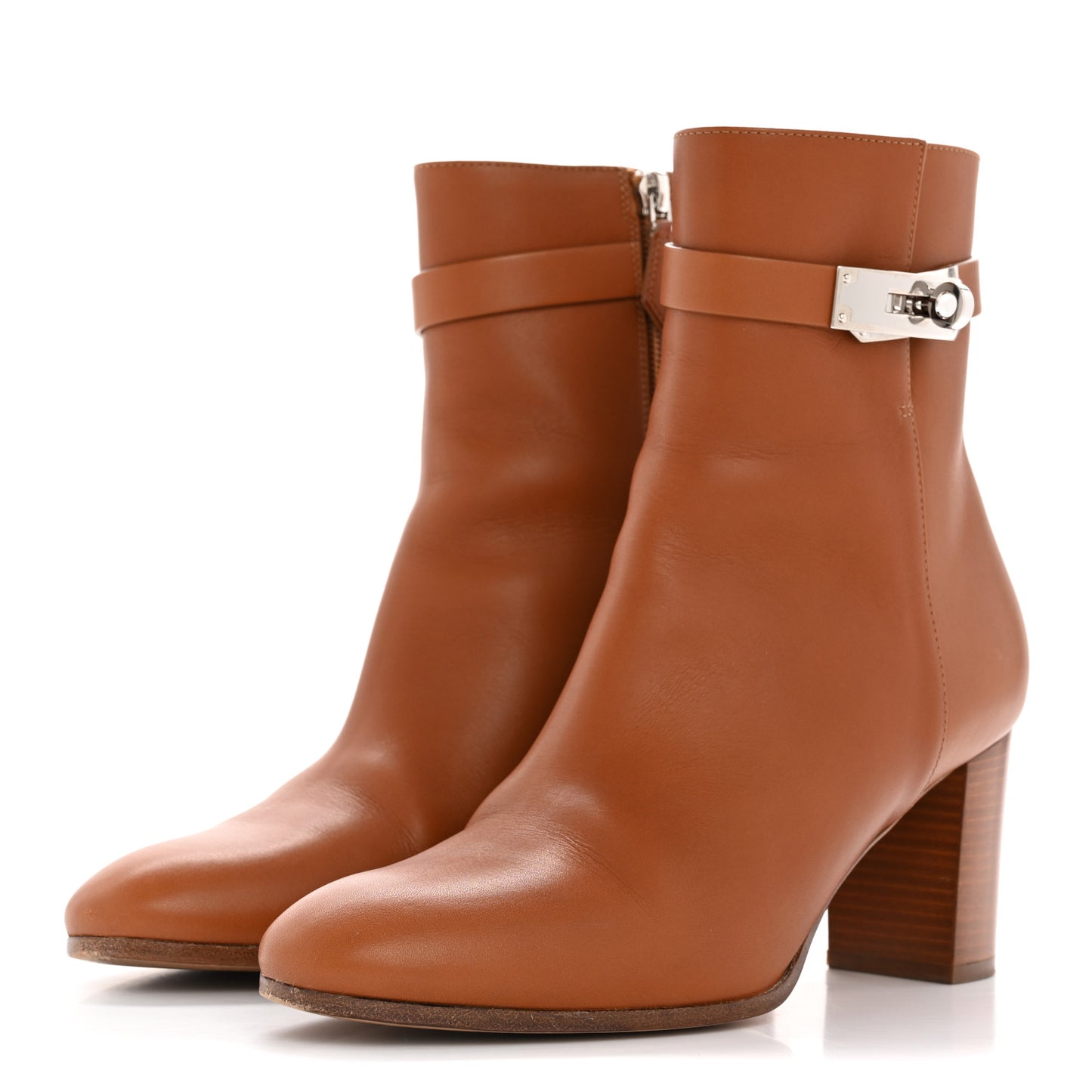 Calfskin Saint Germain Ankle Boots 38.5 Gold