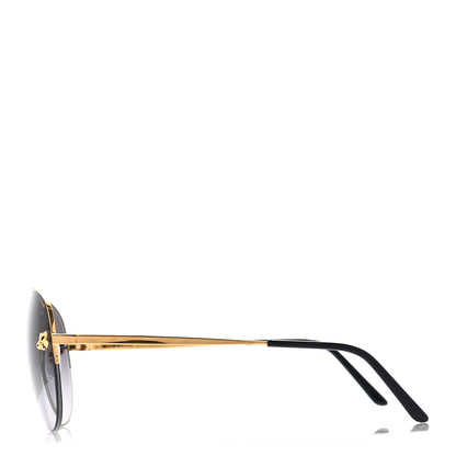 Cartier Panthere De Cartier Aviator Sunglasses Gold 3 of 11