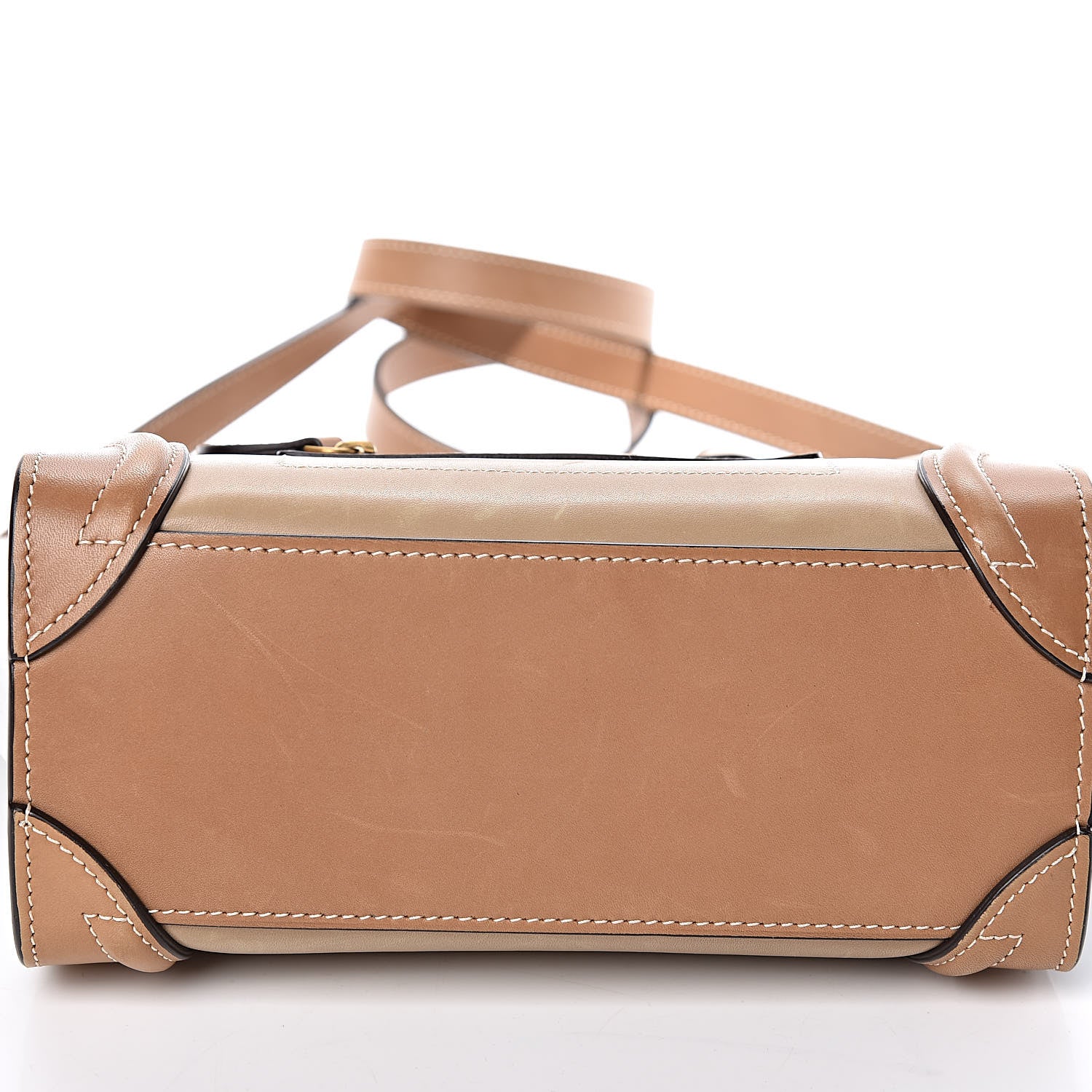 Celine Smooth Calfskin Suede Nano Tri-Color Luggage Multicolor 16 of 16
