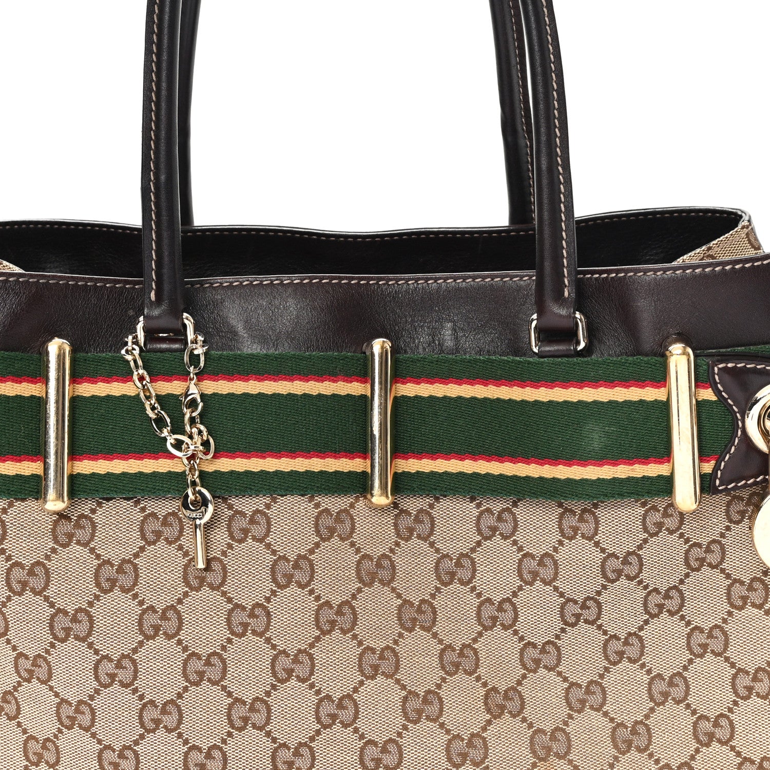 Gucci Monogram Lock Tote 8 of 10
