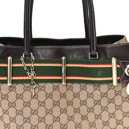 Gucci Monogram Lock Tote 8 of 10