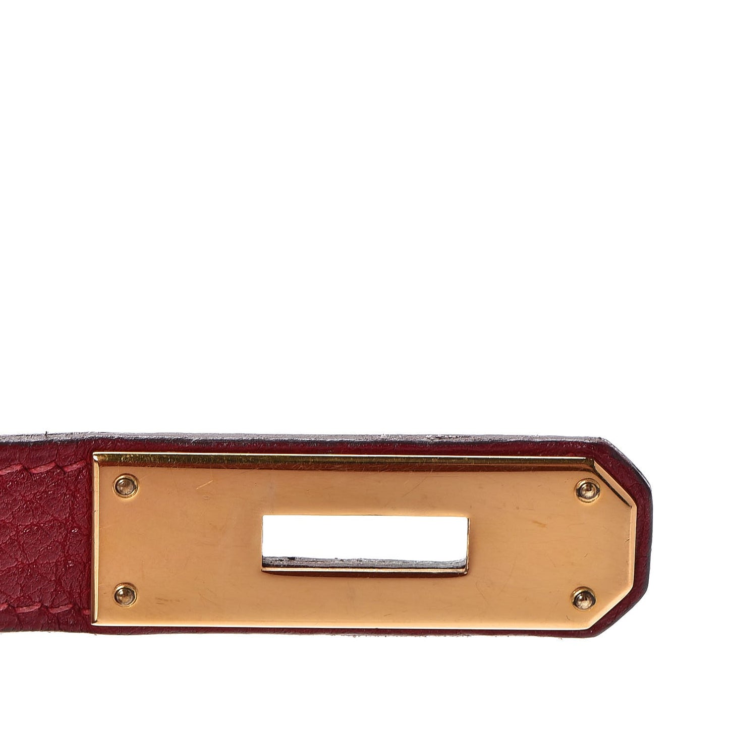 Taurillon Clemence Retourne Kelly 32 Rouge Garance