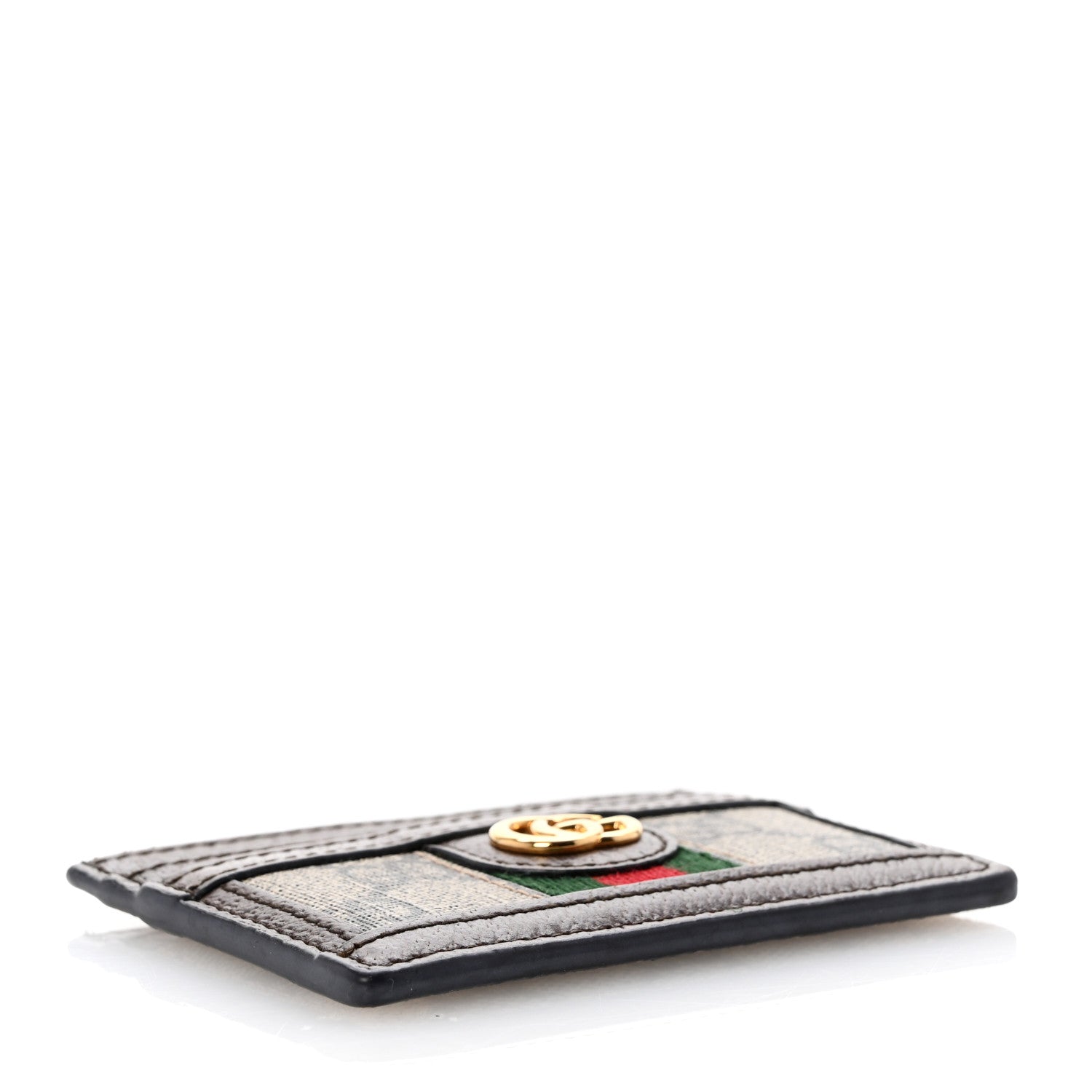 Gucci GG Supreme Monogram Ophidia Card Holder Brown 4 of 7