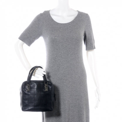 Chanel Leather Square Stitched Small Handbag Black 2 of 8
