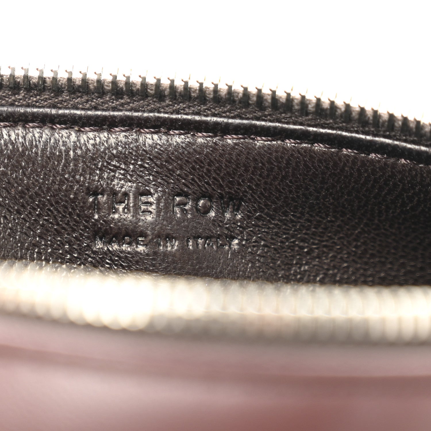The Row Nappa 90's Bag Burgundy 6 of 10