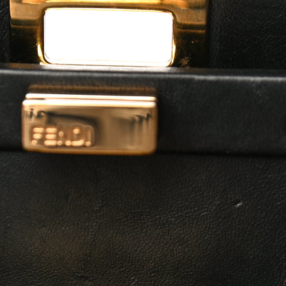 Fendi Nappa Mini Peekaboo Iconic Satchel Black 15 of 26