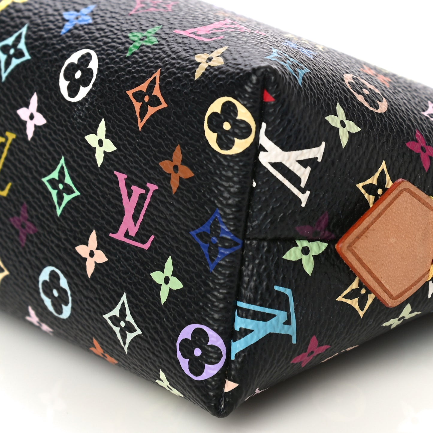 Monogram Multicolor Cosmetic Pouch Black Grenade