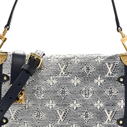 Louis Vuitton Monoglam Side Trunk MM Blue 7 of 9