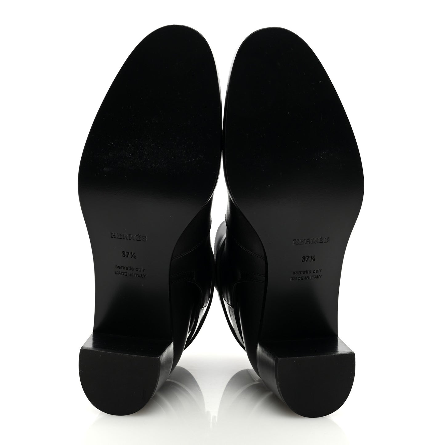 Calfskin Neo Ankle Boots 37.5 Black