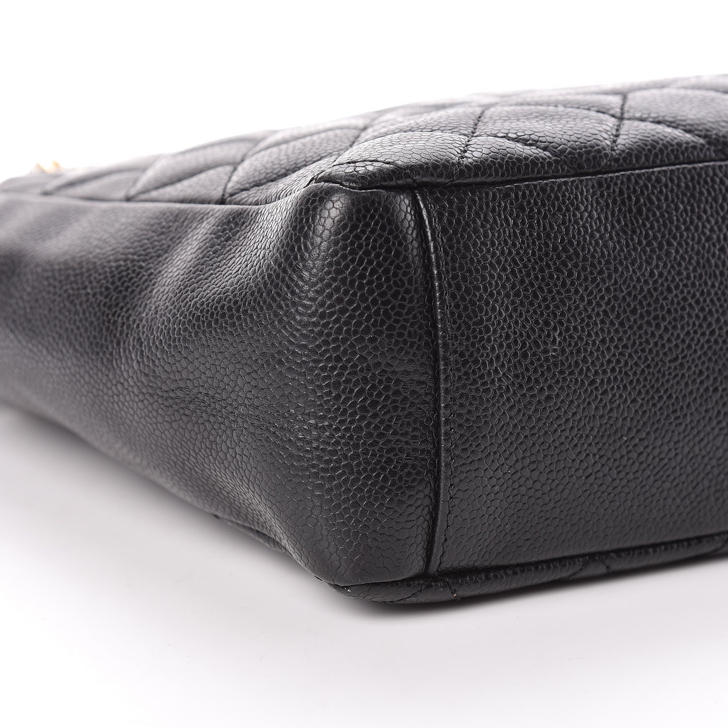Chanel Caviar Quilted Petit Shopping Tote PST Black 10 of 13