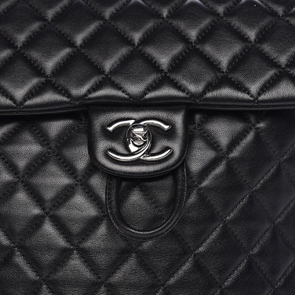 Chanel Calfskin Quilted Large Urban Spirit Backpack Black 10 of 11