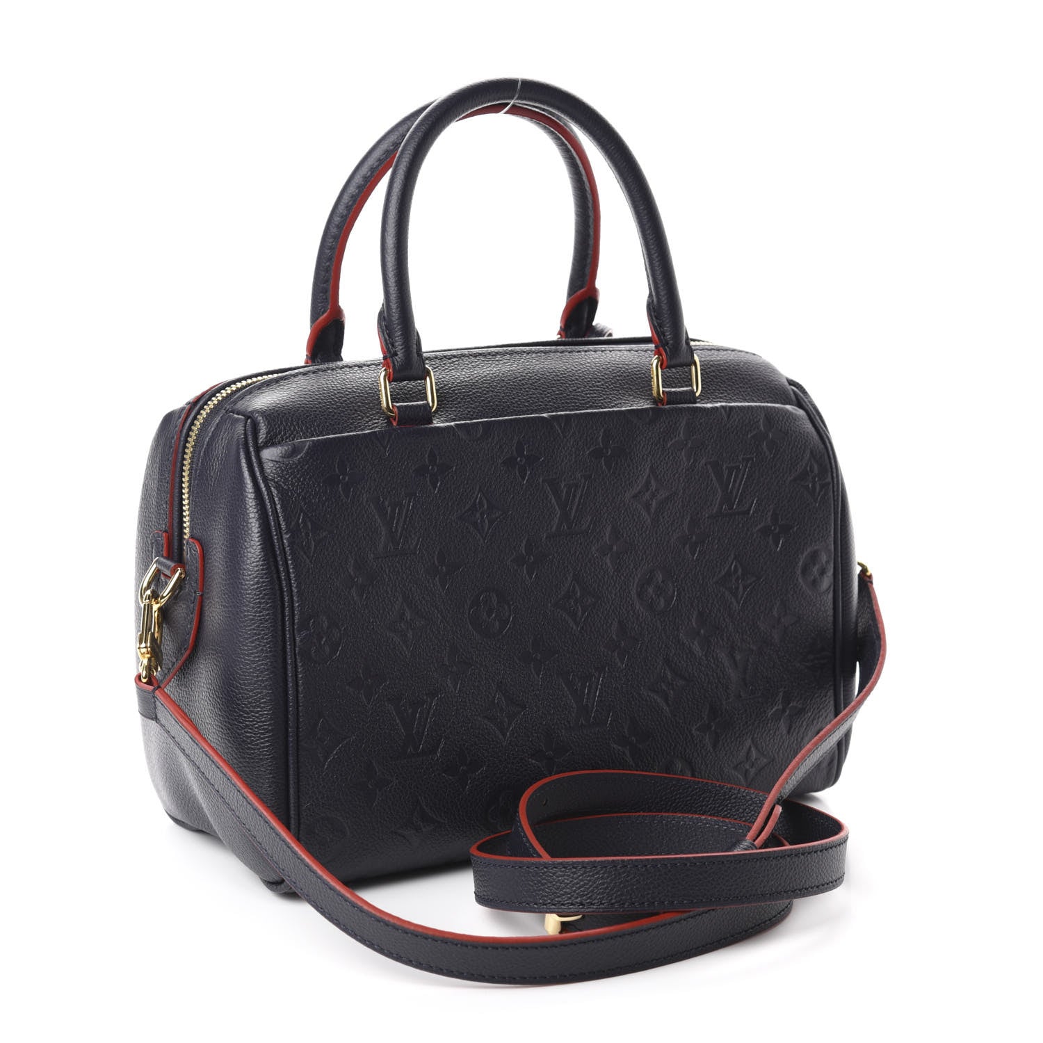 Louis Vuitton Empreinte Speedy Bandouliere 25 NM Marine Rouge 3 of 11