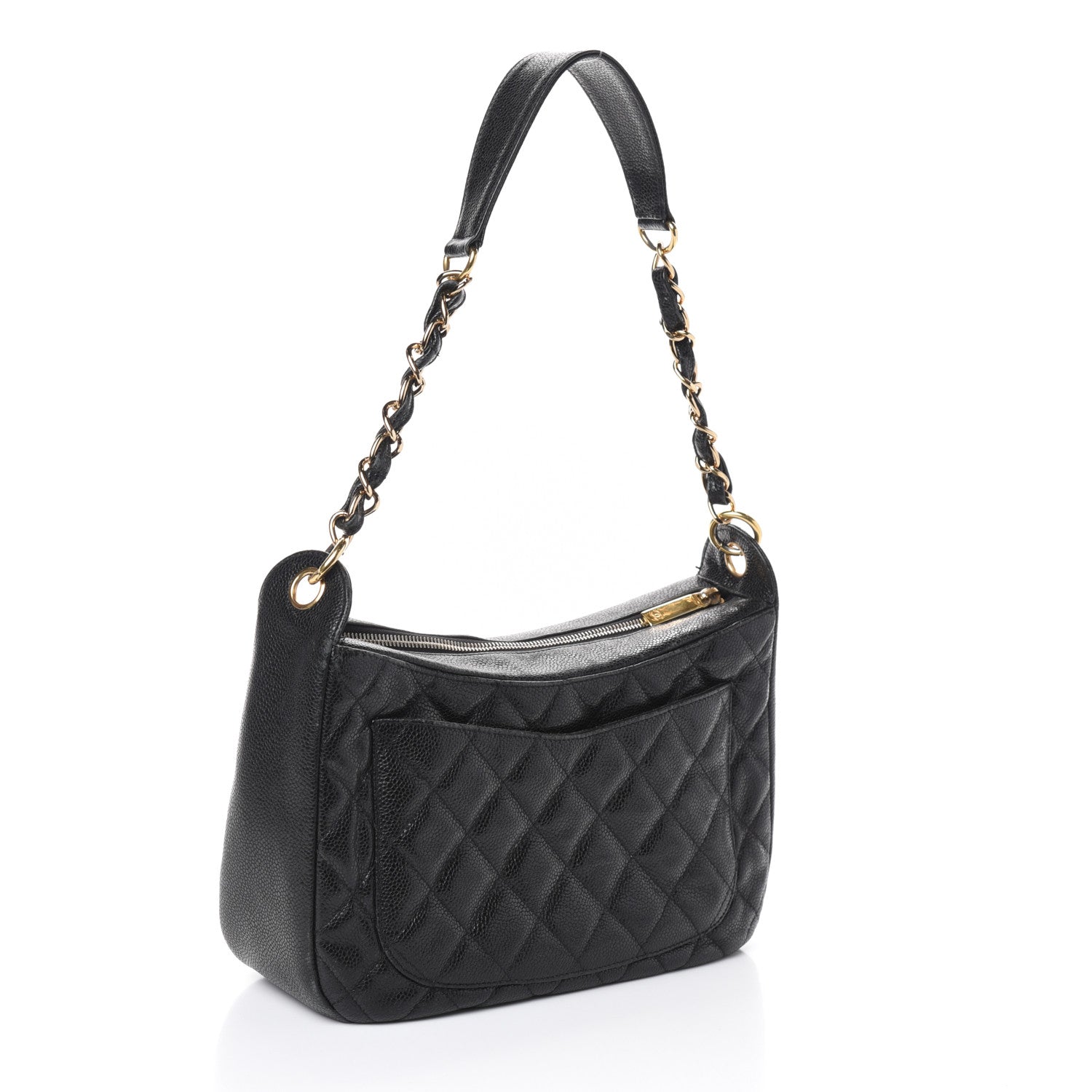 Chanel Caviar Quilted Timeless CC Shoulder Bag Black 3 of 10