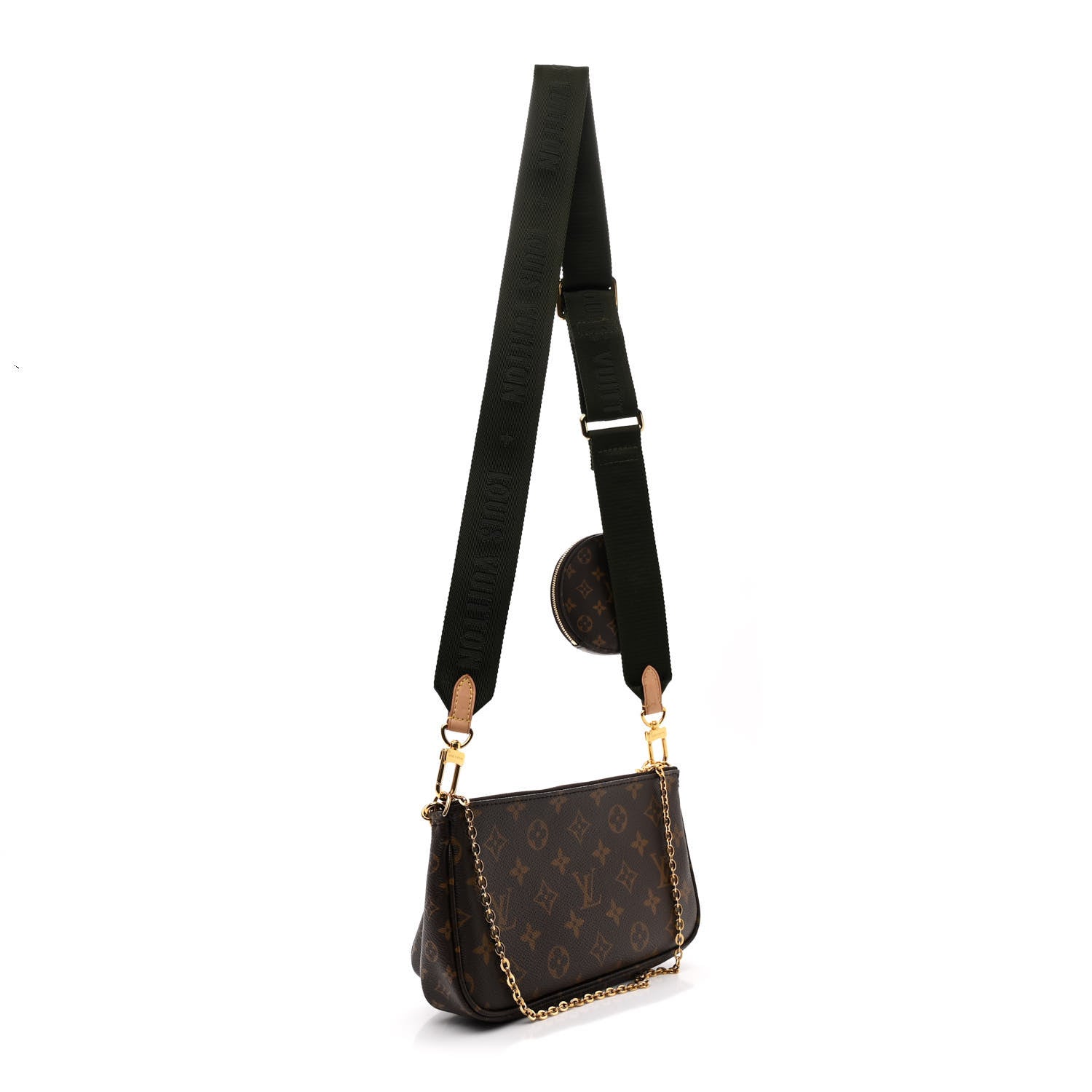 Louis Vuitton Monogram Multi Pochette Accessories Kaki 3 of 11