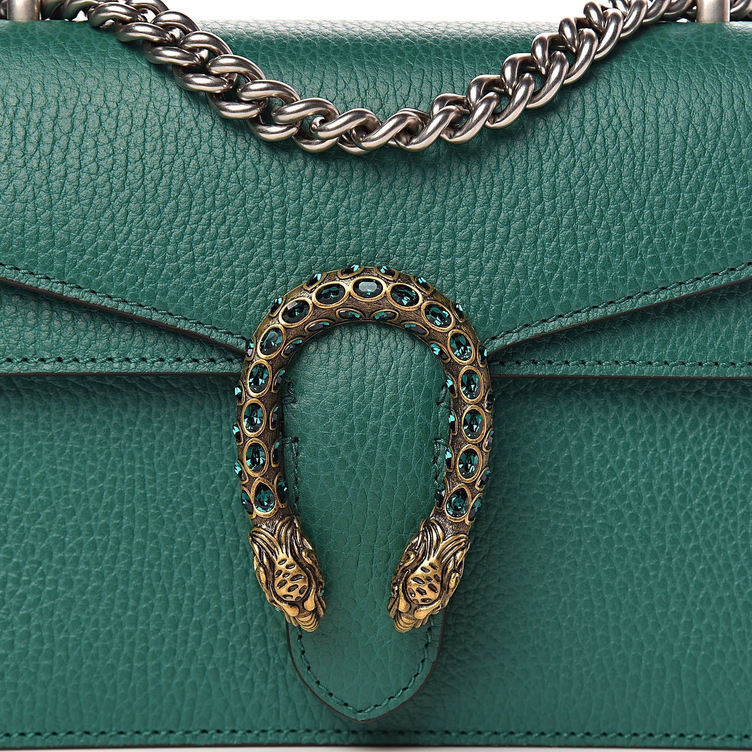 Gucci Calfskin Mini Dionysus Shoulder Bag Emerald 11 of 11