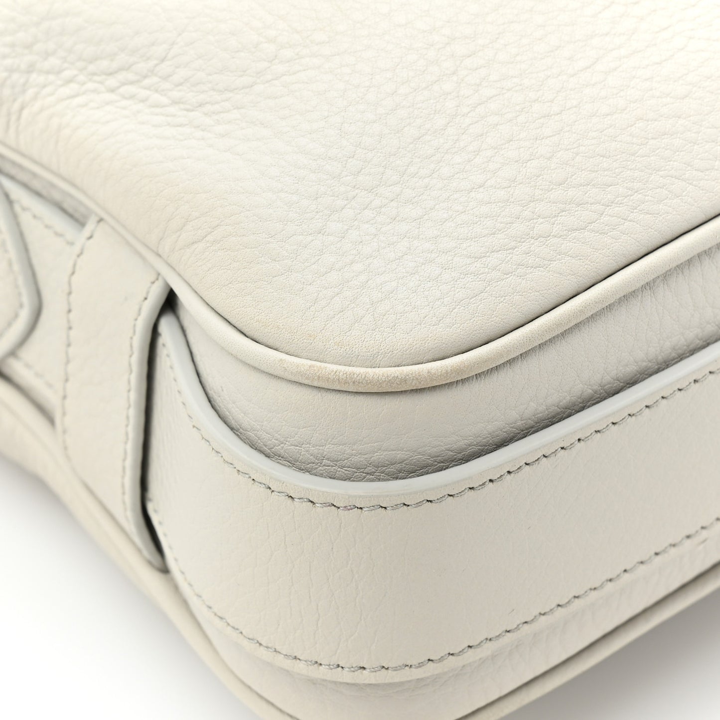 Supple Calfskin Medium Romy Shoulder Bag Rice