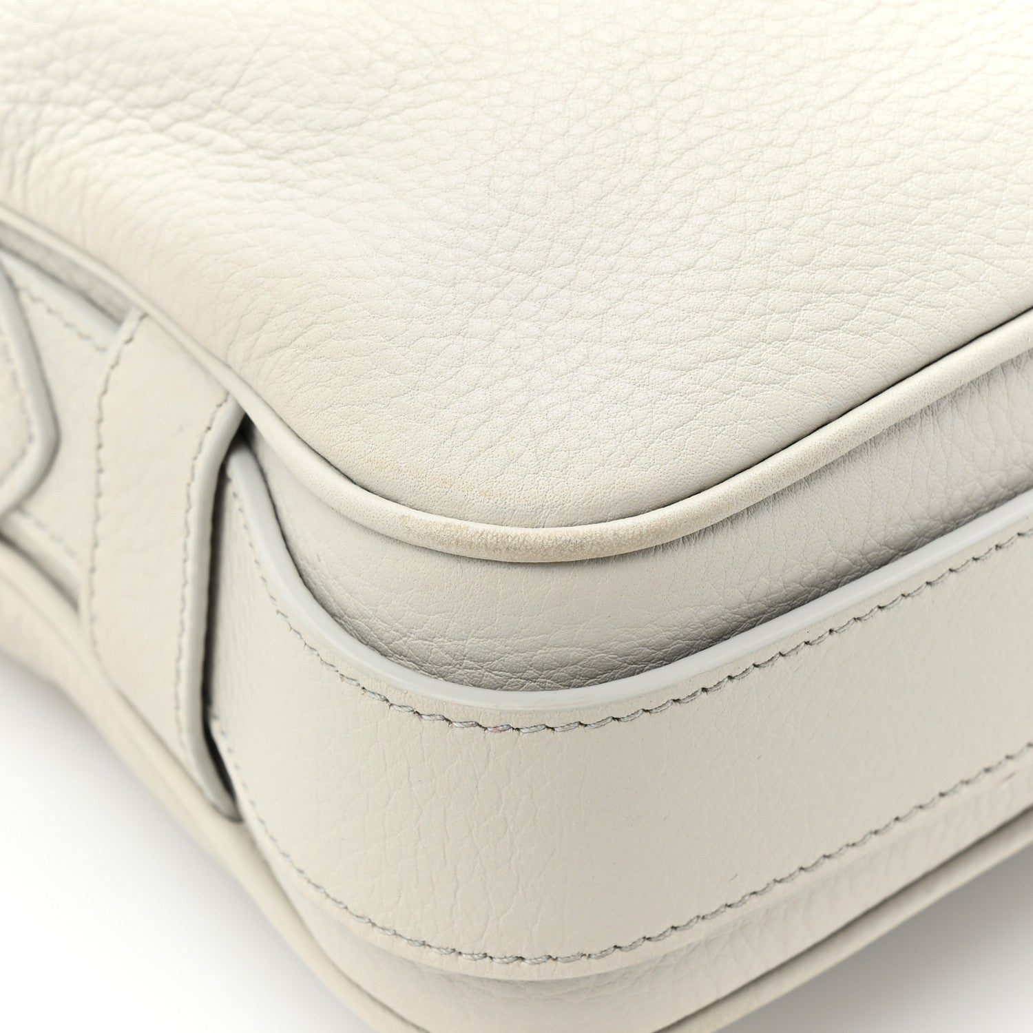Celine Supple Calfskin Medium Romy Shoulder Bag Rice 12 of 16