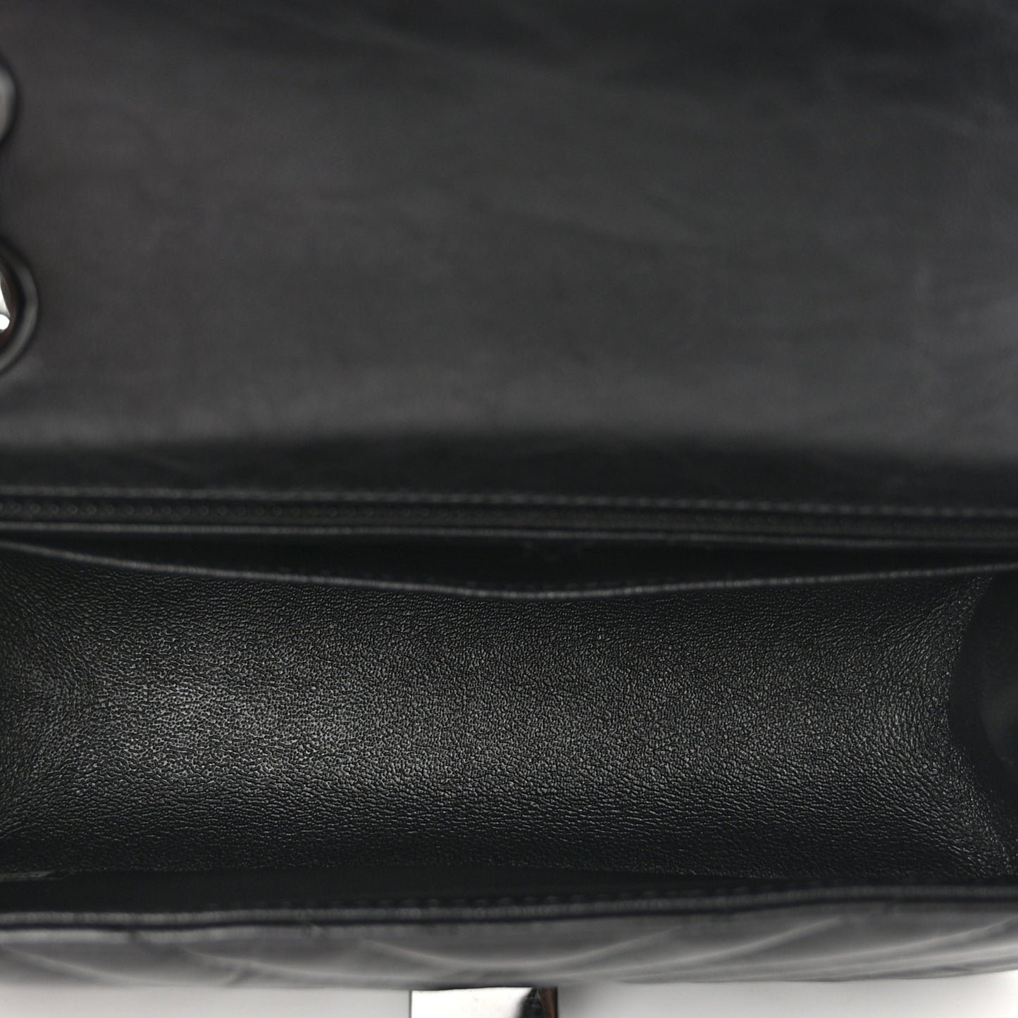 Aged Calfskin Chevron Quilted 2.55 Reissue Mini Flap So Black