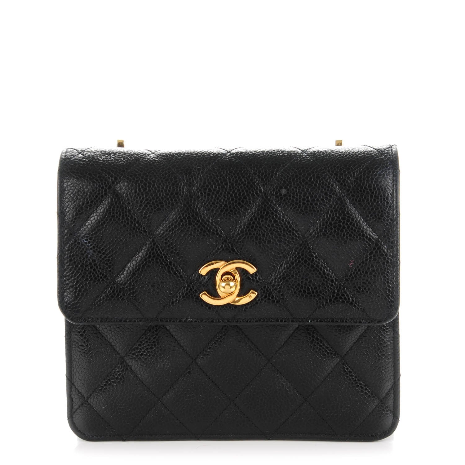 Chanel Caviar Quilted Mini Square Flap Black 1 of 9