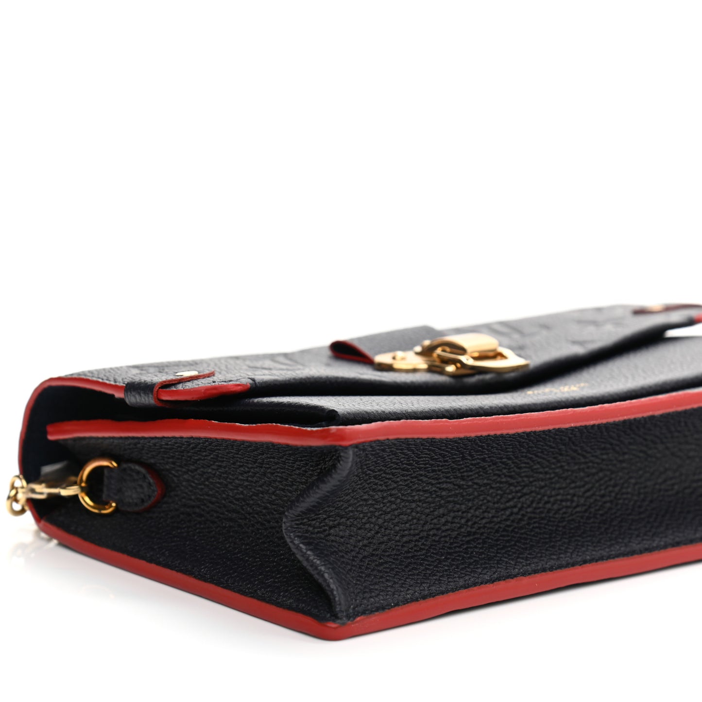 Empreinte Vavin Chain Wallet Marine Rouge