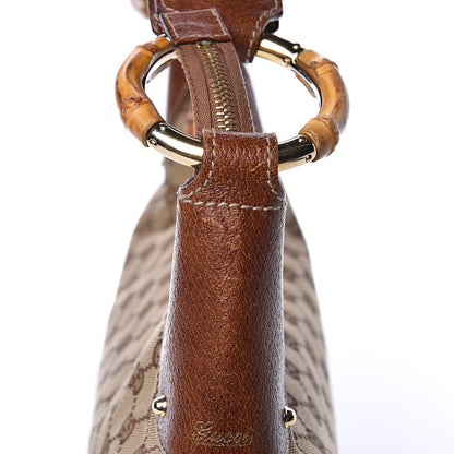 Gucci Monogram Bamboo Ring Hobo Brown 13 of 16