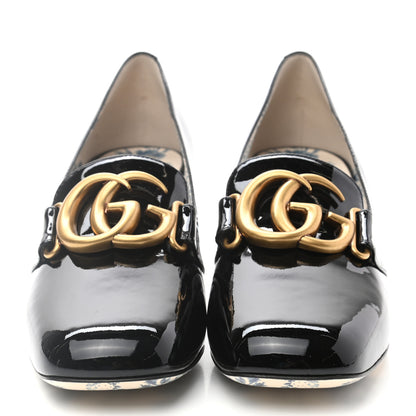 Gucci Vernice GG Victoire 55mm Loafer Pumps 38 Black 2 of 8