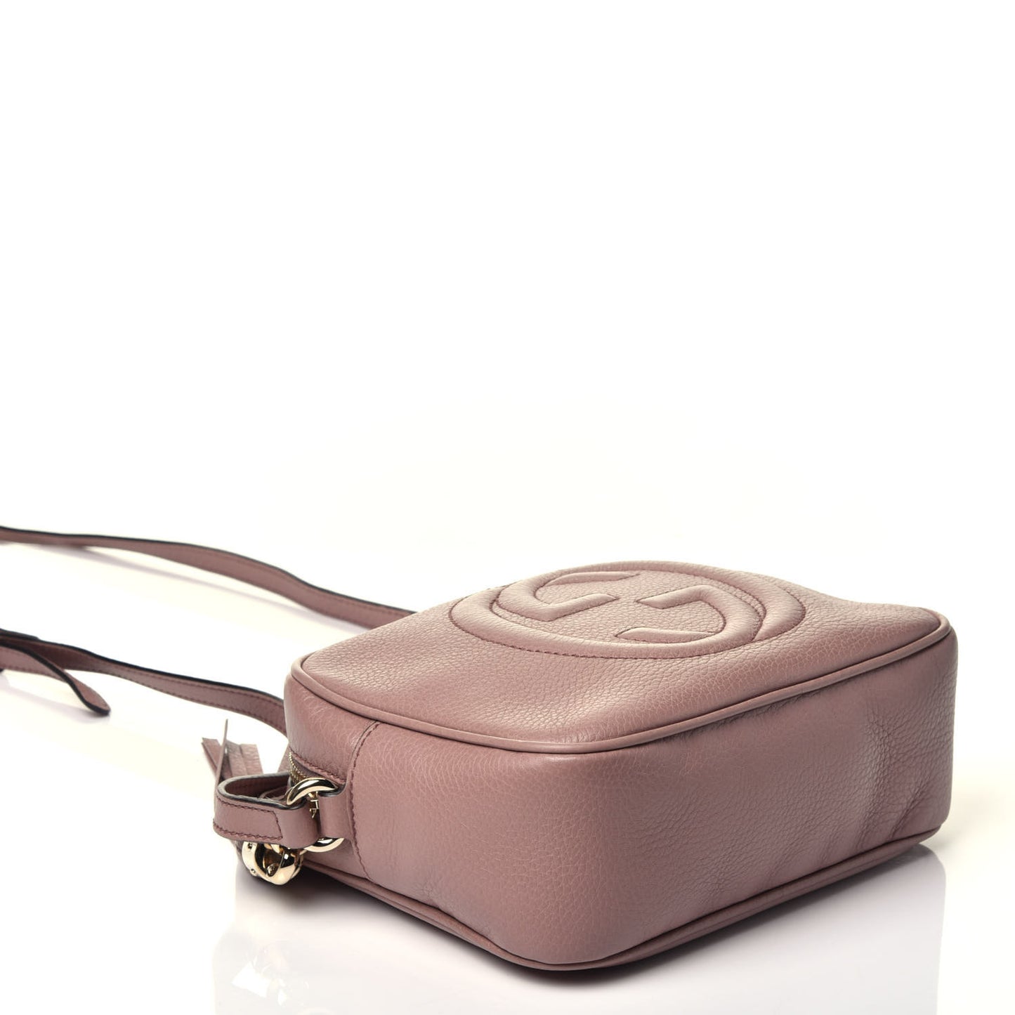 Cellarius Calfskin Small Soho Disco Bag Dark Cipria