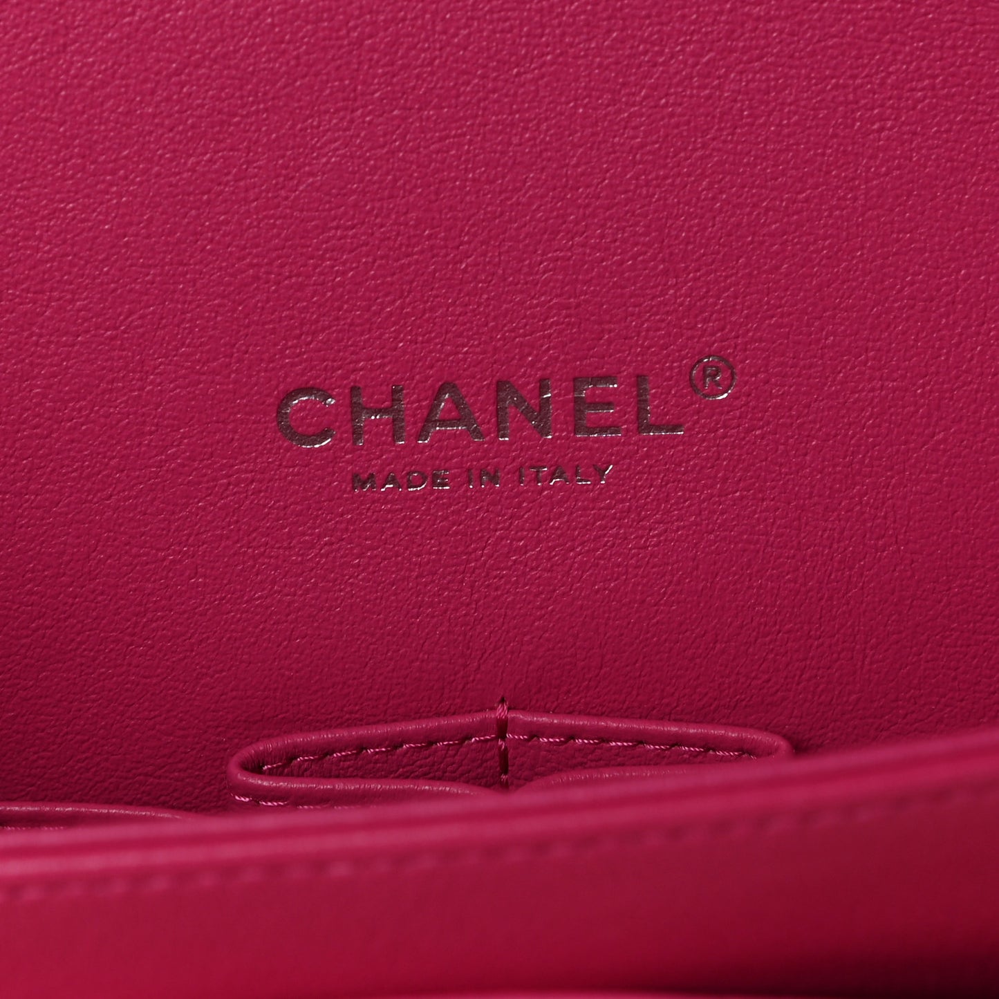 Lambskin Quilted Jumbo Double Flap Dark Pink