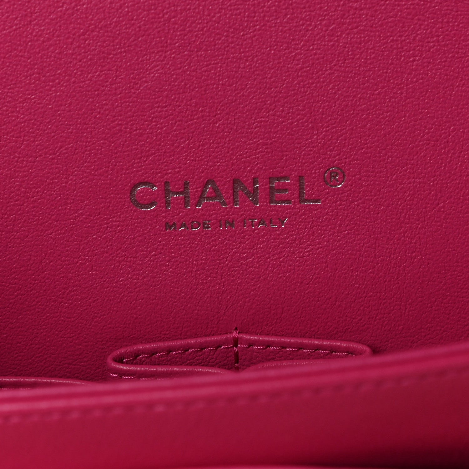 Chanel Lambskin Quilted Jumbo Double Flap Dark Pink 9 of 10