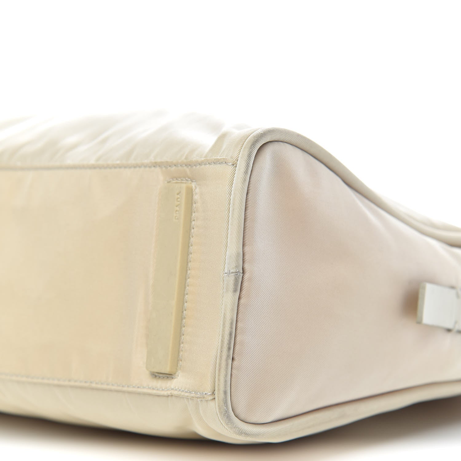 Prada Tessuto Nylon Top Handle Bag Sabbia 7 of 8