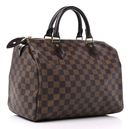 Louis Vuitton Damier Ebene Speedy 30 3 of 15