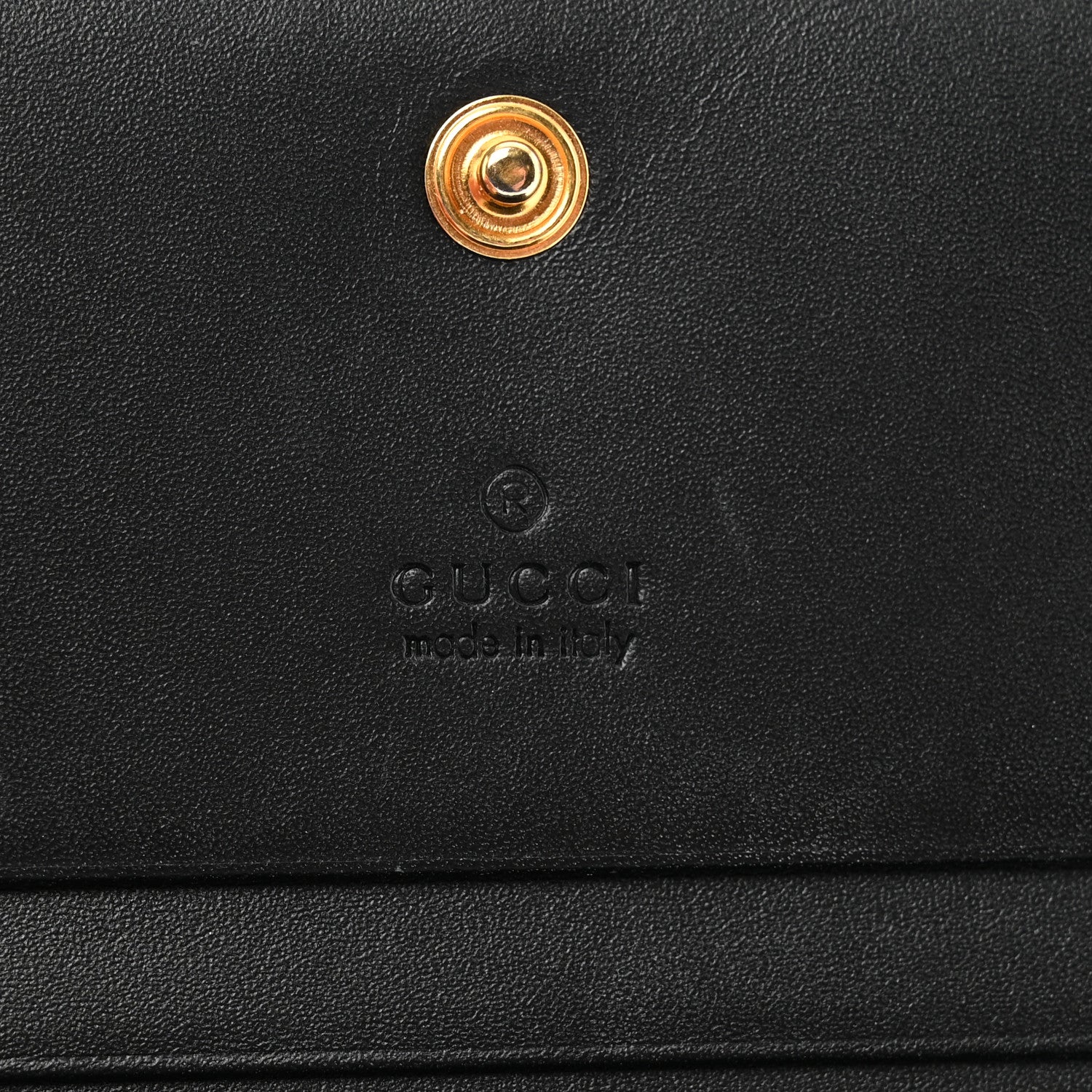 Gucci Calfskin Diagonal GG Card Case Black 6 of 11