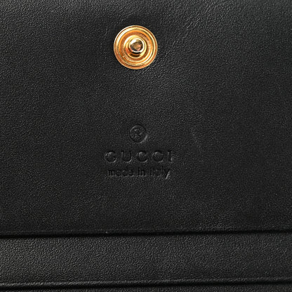 Gucci Calfskin Diagonal GG Card Case Black 6 of 11