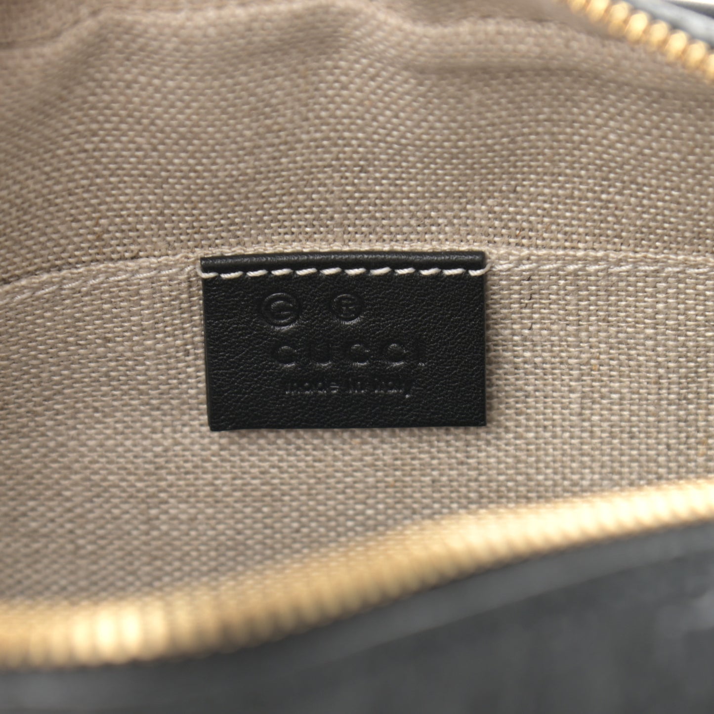 Microguccissima Mini Bree Messenger Bag Black