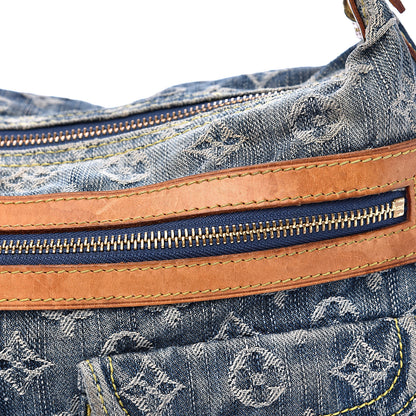 Louis Vuitton Monogram Denim Baggy PM Blue 14 of 15